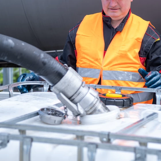 stockage du gaz dans des cuves