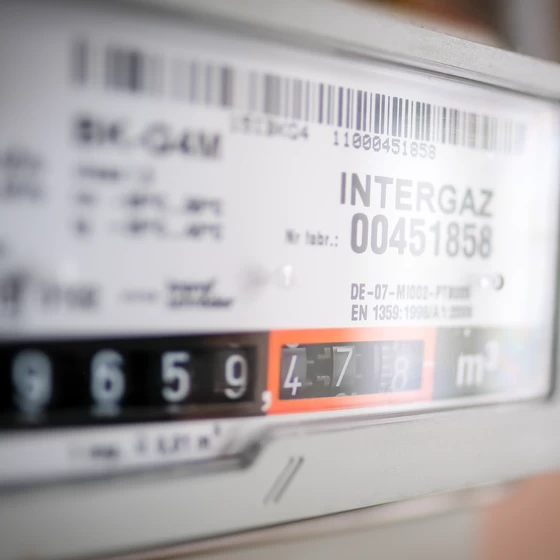 photo d'un compteur de gaz