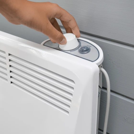Réglage d&#039;un radiateur électrique.