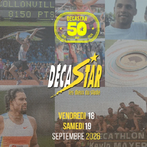 affiche du decastar à talence