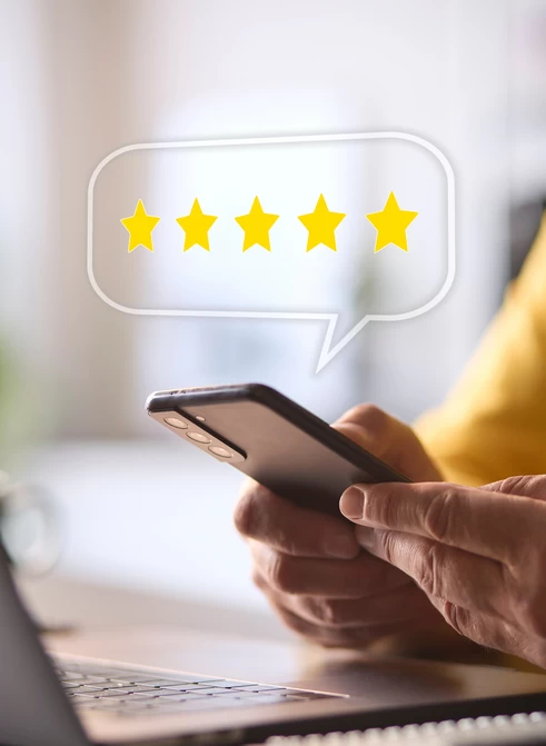 satisfaction client 5 étoiles